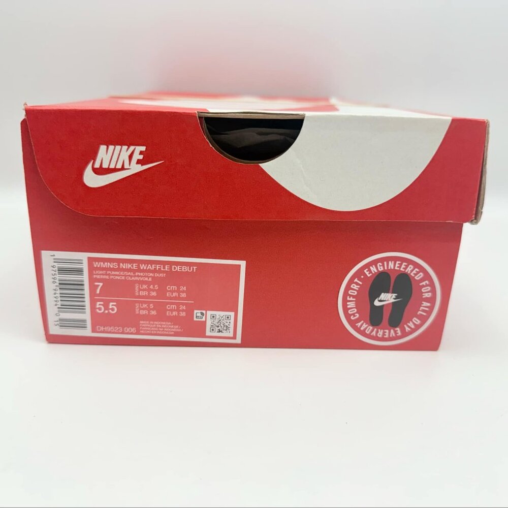 Nike Womens Waffle Debut Shoes Light Pumice Sail US Size 7 - Picture 2 of 13